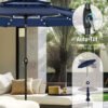 120'' Lighted Umbrella With Crank